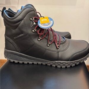 Columbia Fairbanks Rover II Mid Calf Snow Boots Mens US 15 Black Waterproof NEW!